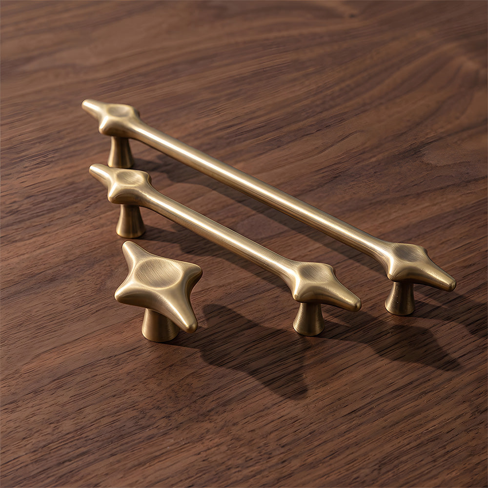 Decorative Starburst Solid Cupboard Handles & Knobs