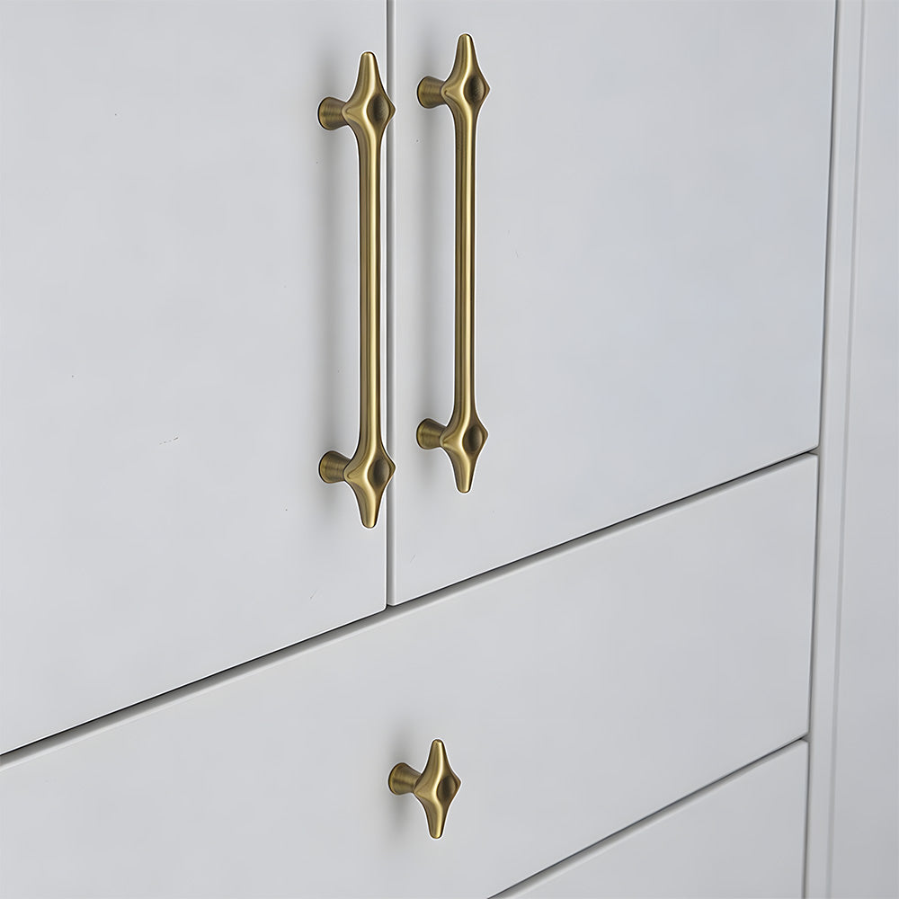 Decorative Starburst Solid Cupboard Handles & Knobs