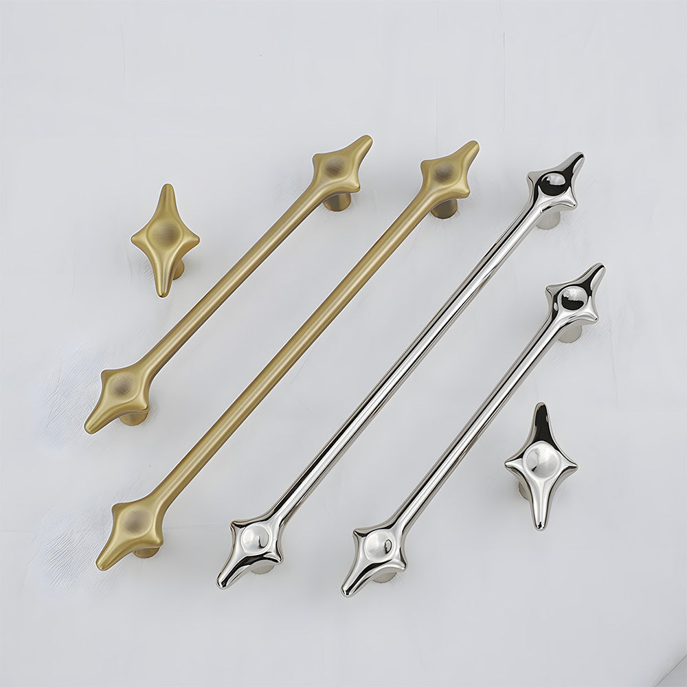 Decorative Starburst Solid Cupboard Handles & Knobs