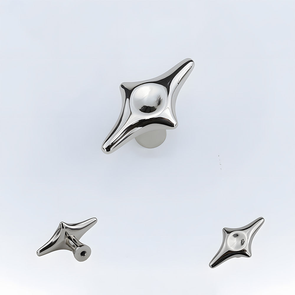 Decorative Starburst Solid Cupboard Handles & Knobs