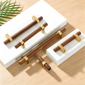 Luxury Solid Wood Cabinet Handles & T-Bar Knobs