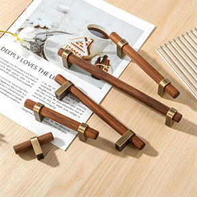Luxury Solid Wood Cabinet Handles & T-Bar Knobs