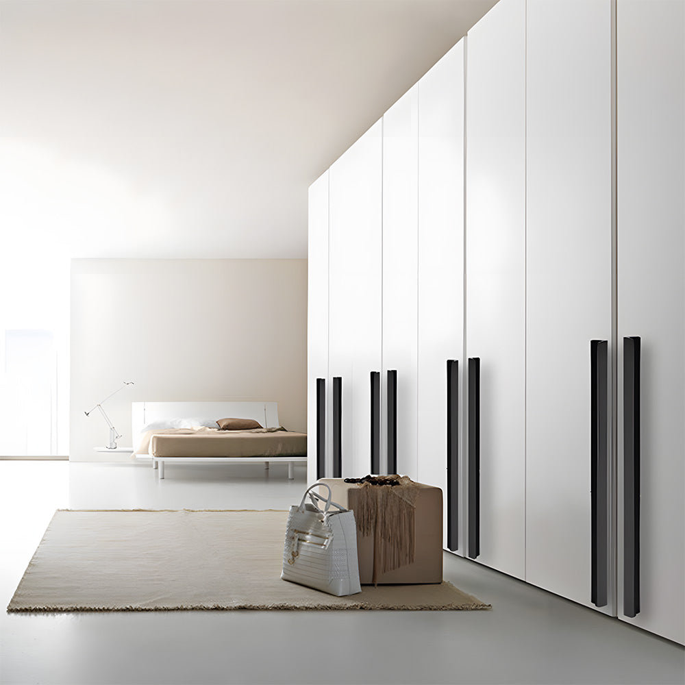 Modern Minimalist Cabinet Edge Pulls for Kitchen & Drawers