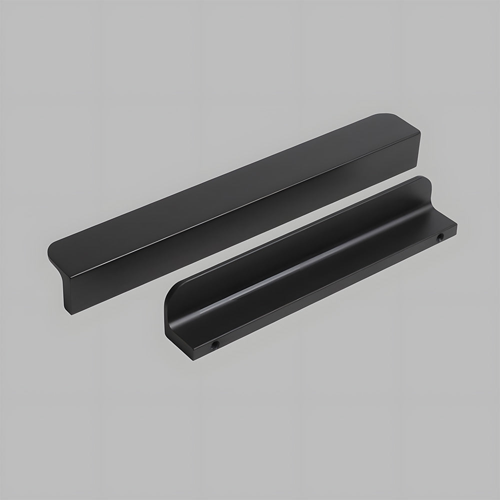 Modern Minimalist Cabinet Edge Pulls for Kitchen & Drawers