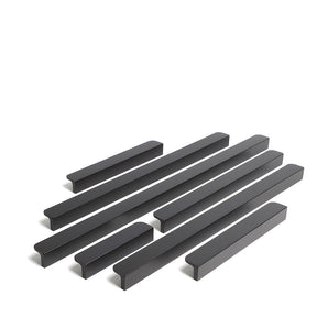 Modern Minimalist Cabinet Edge Pulls for Kitchen & Drawers