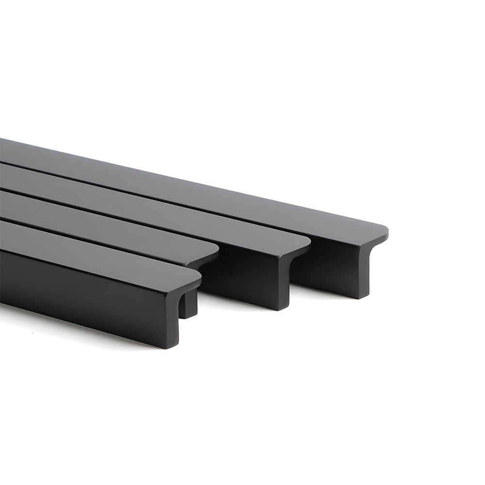 Modern Minimalist Cabinet Edge Pulls for Kitchen & Drawers