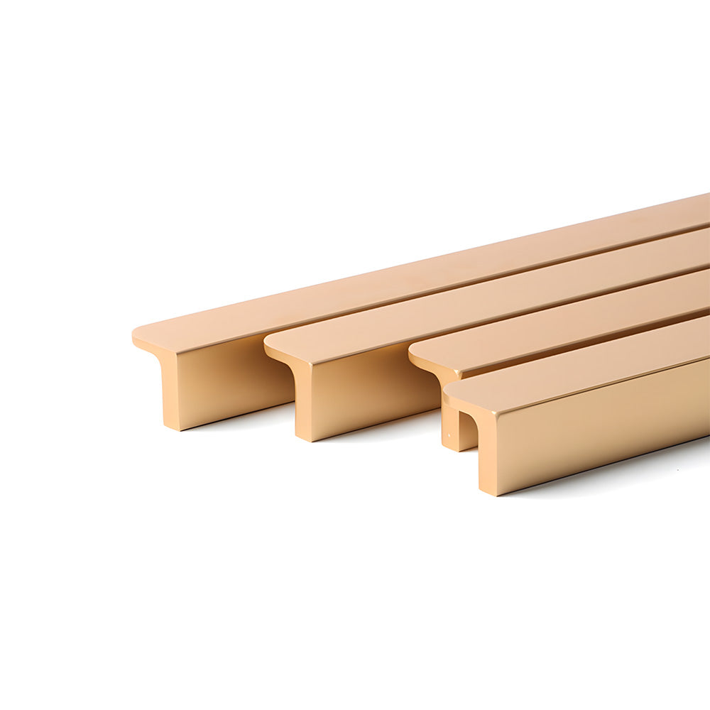 Modern Minimalist Cabinet Edge Pulls for Kitchen & Drawers