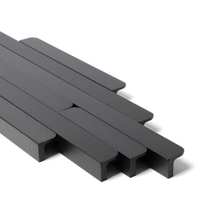 Modern Minimalist Cabinet Edge Pulls for Kitchen & Drawers