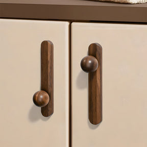 Modern Natural Wood Dresser Wardrobe Handles