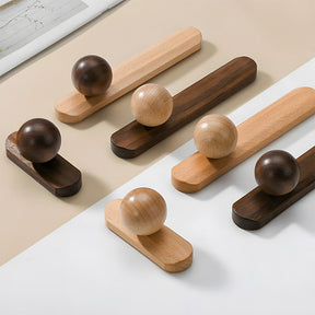 Modern Natural Wood Dresser Wardrobe Handles