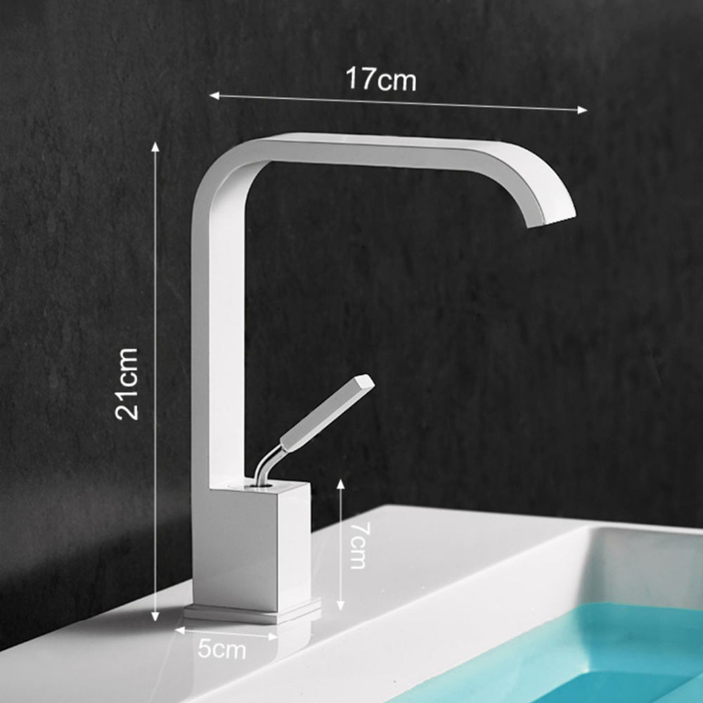 Modern Minimalist Waterfall Mono Basin Mixer Tap