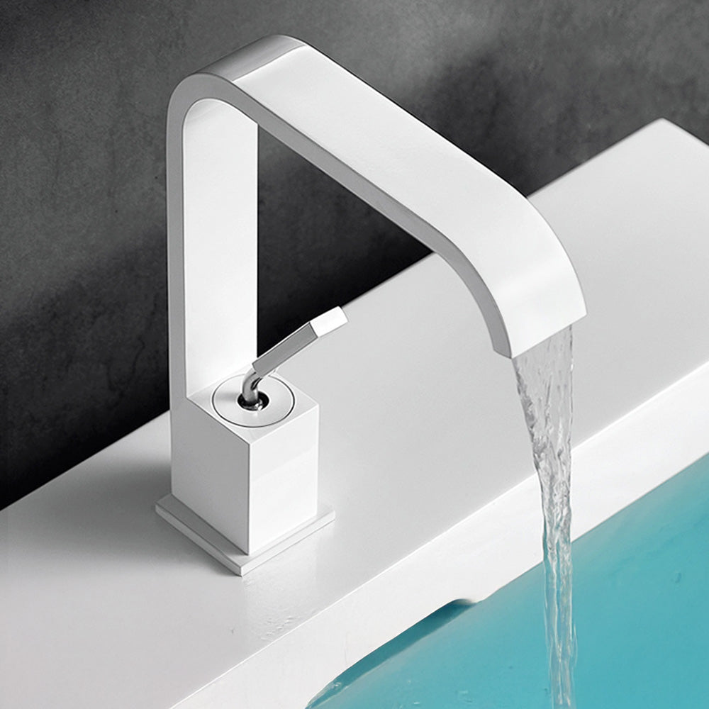 Modern Minimalist Waterfall Mono Basin Mixer Tap