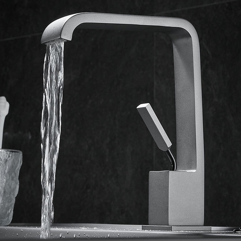Modern Minimalist Waterfall Mono Basin Mixer Tap
