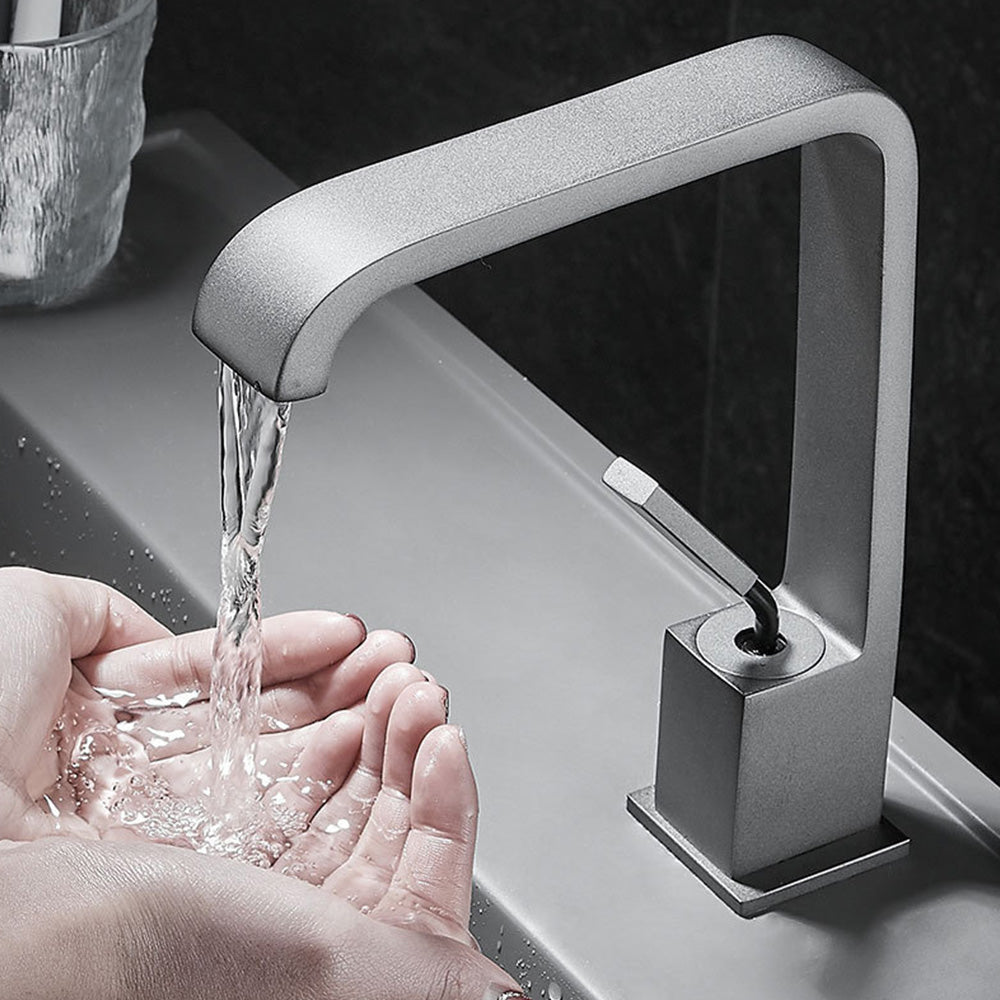 Modern Minimalist Waterfall Mono Basin Mixer Tap