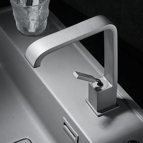 Modern Minimalist Waterfall Mono Basin Mixer Tap