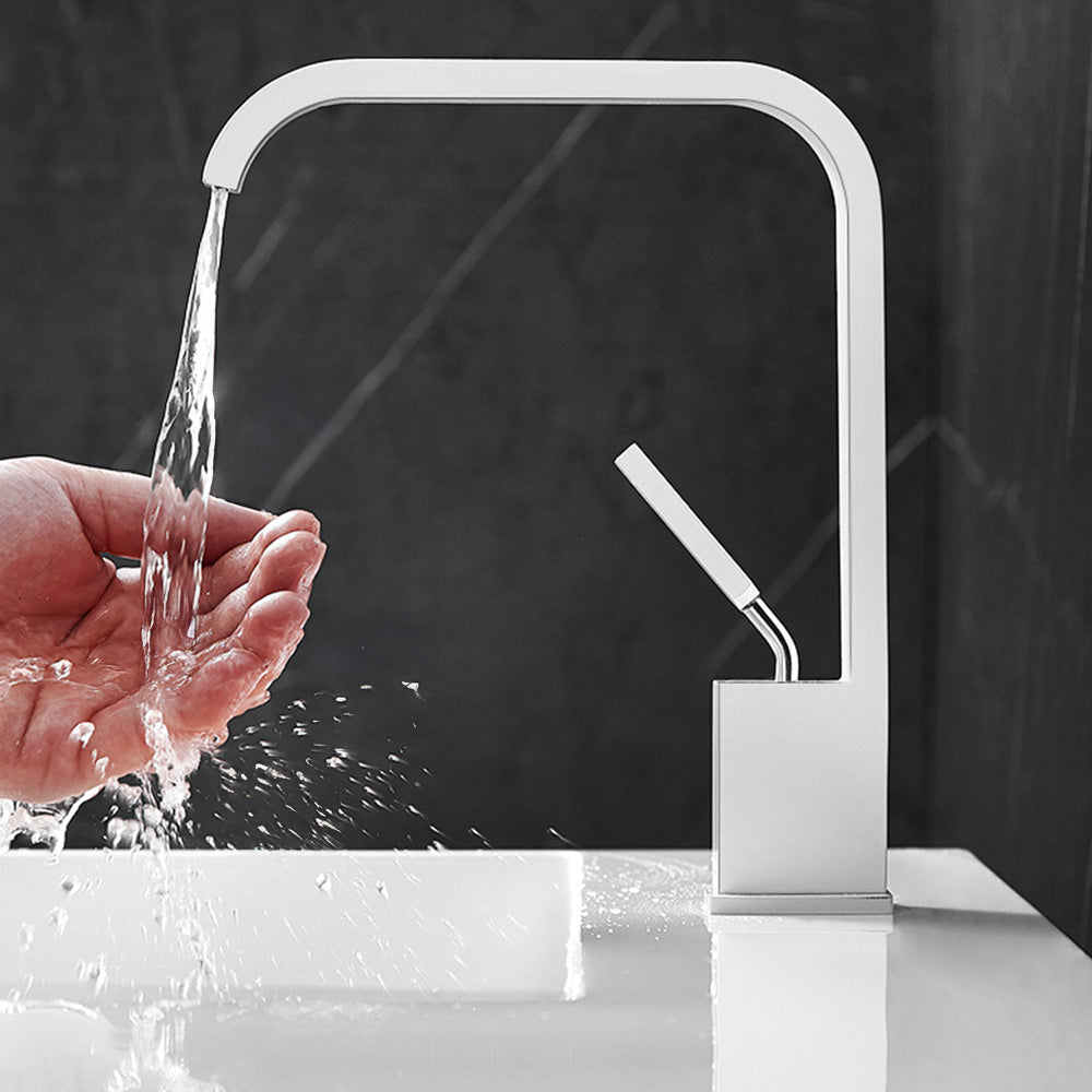 Modern Minimalist Waterfall Mono Basin Mixer Tap