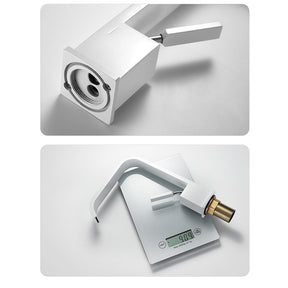 Modern Minimalist Waterfall Mono Basin Mixer Tap