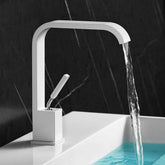 Modern Minimalist Waterfall Mono Basin Mixer Tap