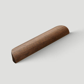 Minimalist Walnut Wood Finger Edge Cabinet Pulls