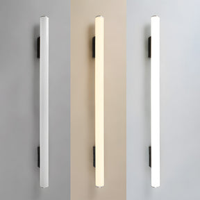 Minimalist White LED Outdoor Wall Light