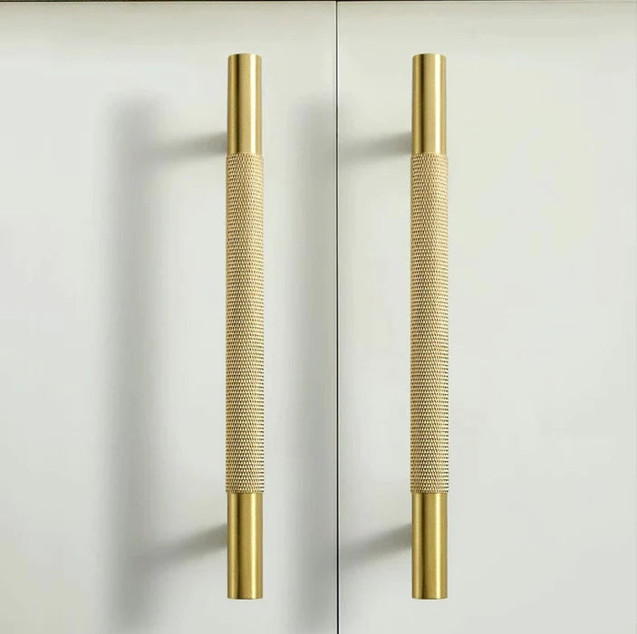 Aluminum Alloy Cabinet Doors Knurled Handles