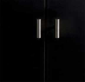 Modern Brass Straight Knurled Dresser Handles