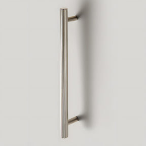 Modern Brass Straight Knurled Dresser Handles