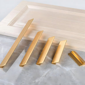 Modern Hidden Dresser Finger Edge Handles