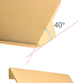 Modern Hidden Dresser Finger Edge Handles