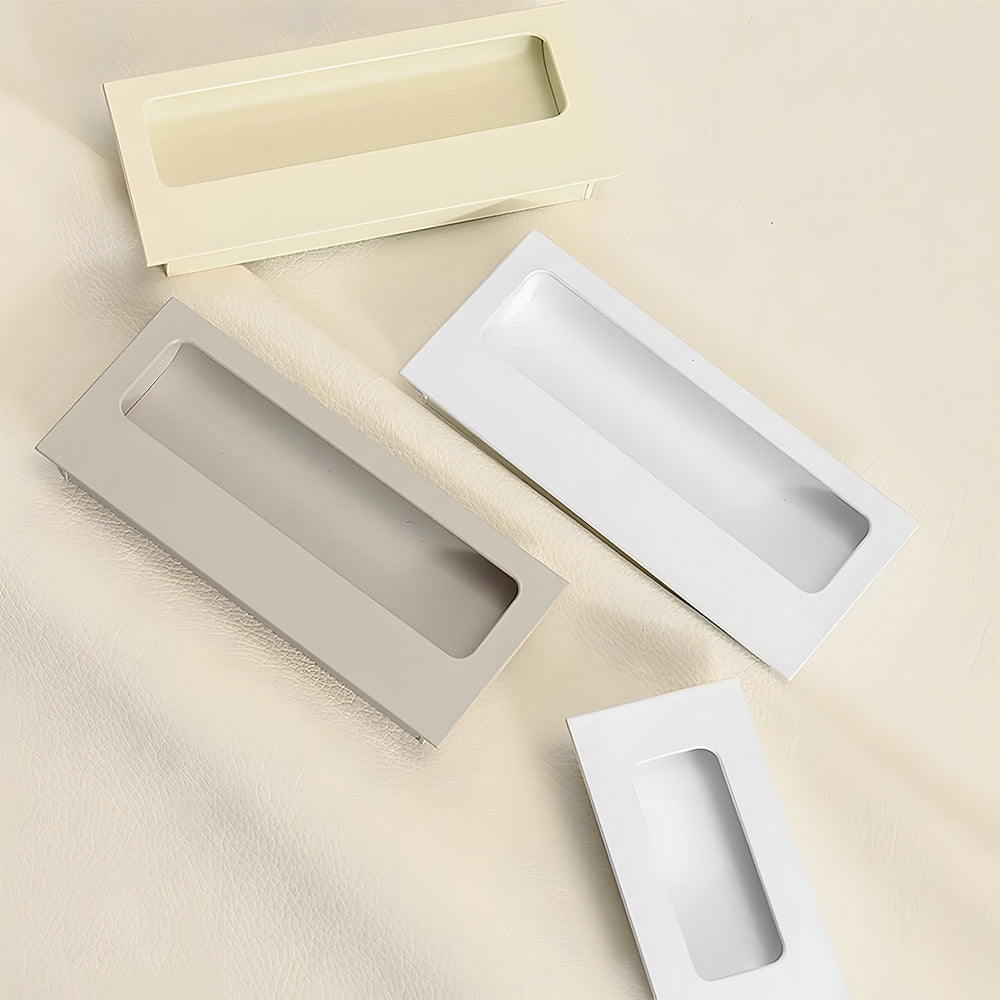 Minimalist Invisible Sliding Door Handles Recessed Flush Finger Pulls