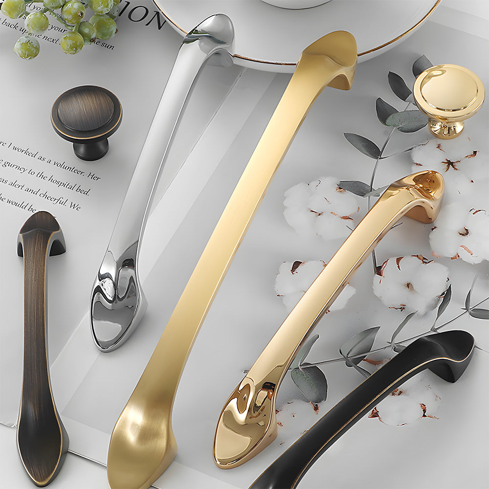 Modern Cupboard Pulls - Solid Copper Kitchen Cabinet Handles ...