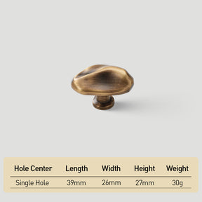 Modern Luxe Irregular Shape Cabinet Closet Knobs