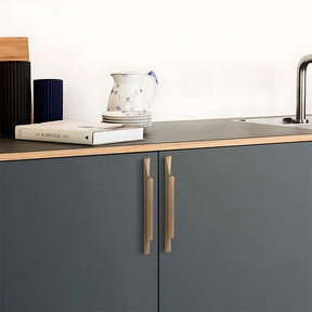 Modern Minimalist Finger Edge Pull Cabinet Handles