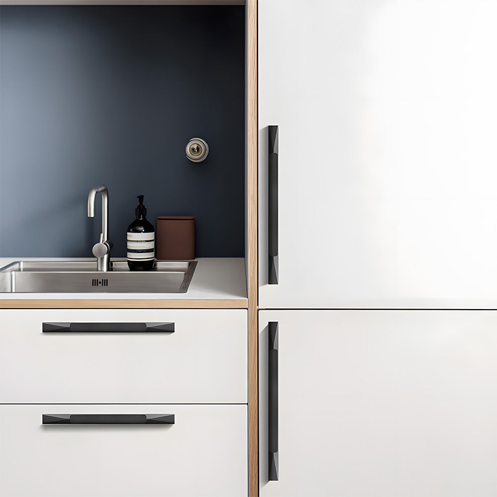 Modern Minimalist Finger Edge Pull Cabinet Handles
