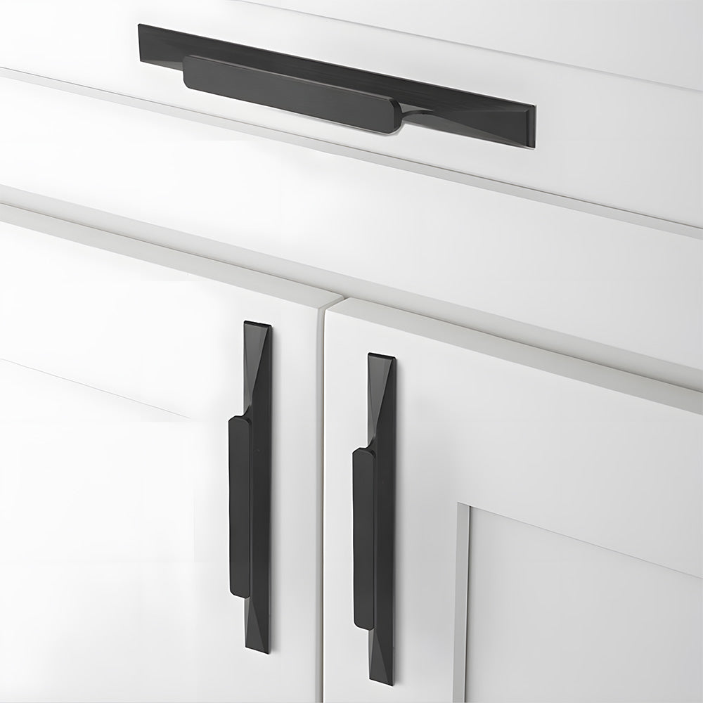 Modern Minimalist Finger Edge Pull Cabinet Handles