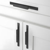 Modern Minimalist Finger Edge Pull Cabinet Handles