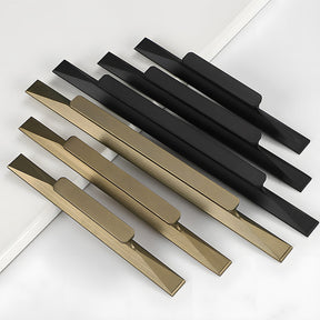 Modern Minimalist Finger Edge Pull Cabinet Handles