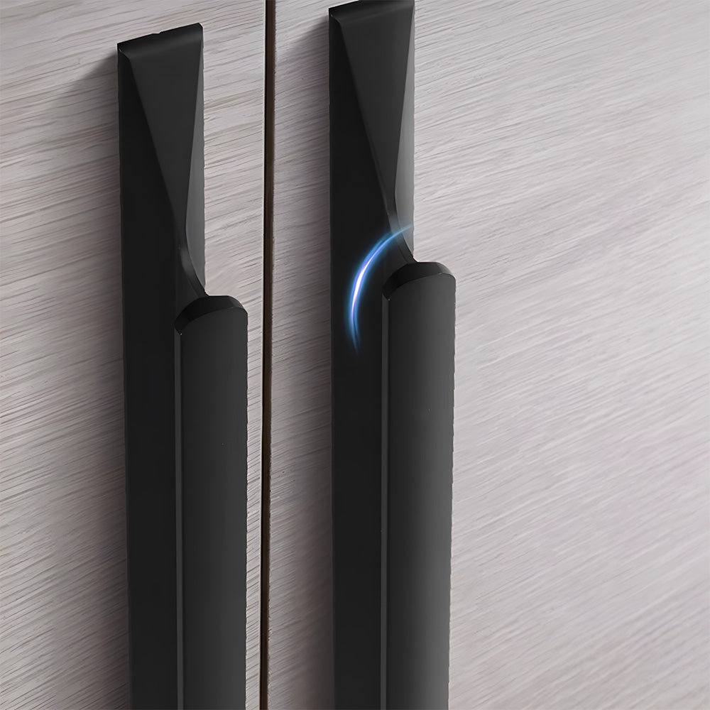 Modern Minimalist Finger Edge Pull Cabinet Handles