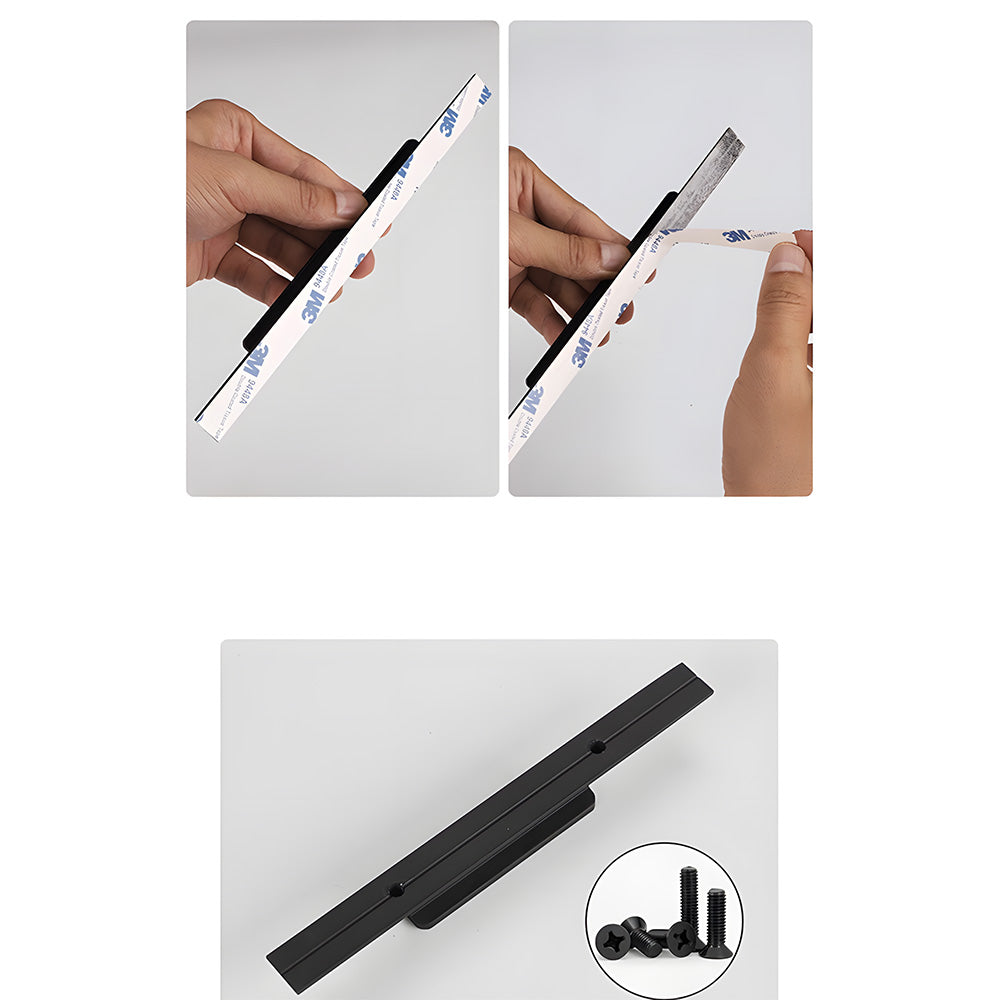 Modern Minimalist Finger Edge Pull Cabinet Handles
