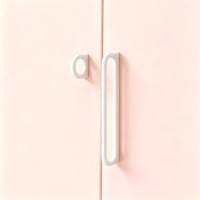 Modern Gloss Oval D-Bar Cabinet Handles