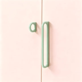 Modern Gloss Oval D-Bar Cabinet Handles