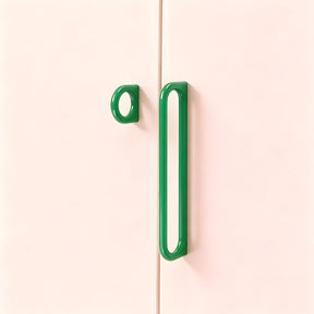 Modern Gloss Oval D-Bar Cabinet Handles