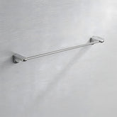 Modern Polished Chrome Wall Mounted Bathroom Towel Rack Rail