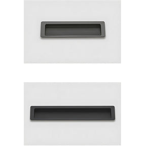 Modern Recessed Flush Pull Handles for Sliding Wardrobe & Cabinet Doors