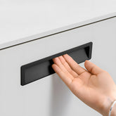 Modern Recessed Flush Pull Handles for Sliding Wardrobe & Cabinet Doors