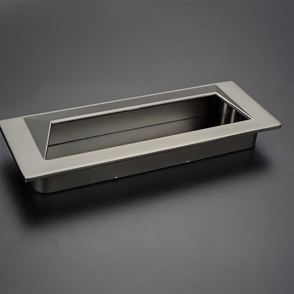 Modern Rectangular Recessed Drawer Pulls