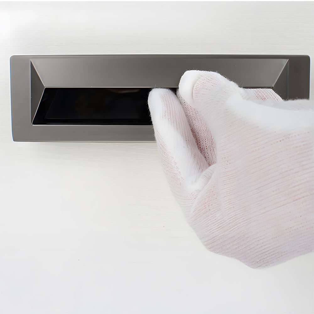 Modern Rectangular Recessed Drawer Pulls