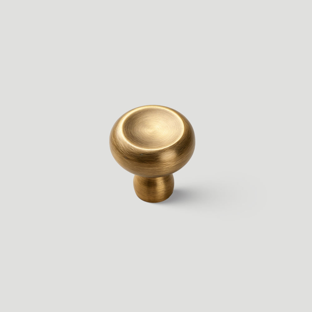 Mid-Century Round & Square Concave Cabinet Knobs