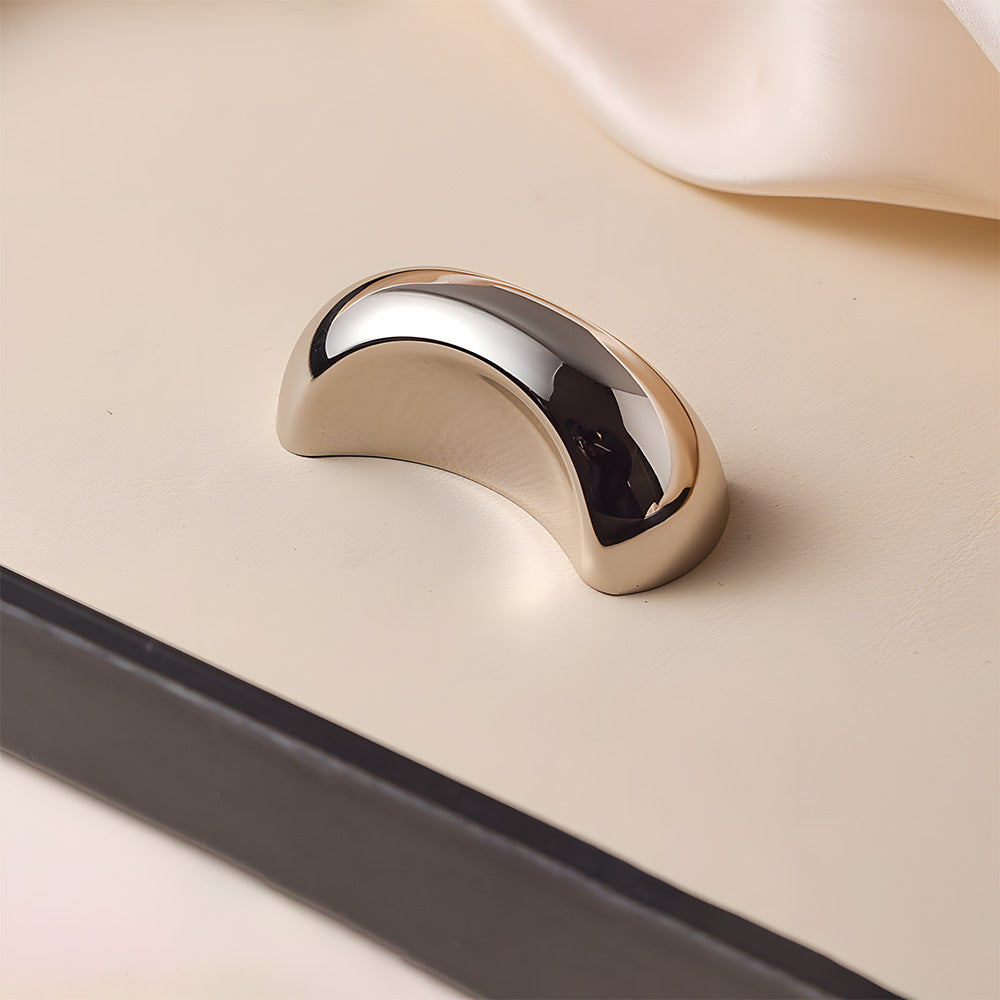 Organic Pebble Cabinet Knobs & Sculptural Cupboard Handles