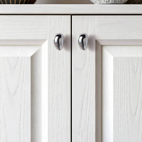Organic Pebble Cabinet Knobs & Sculptural Cupboard Handles
